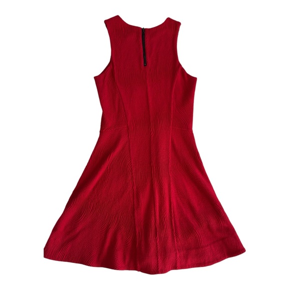 Rag & Bone Women's Geneva Textured Sleeveless Holiday Dress Red Size Small - Picture 4 of 12